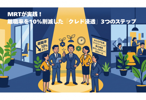 「目標達成」ばかりで疲弊する組織を救ったのは理念だった！離職率を10%削減した「クレド浸透」3つのステップ